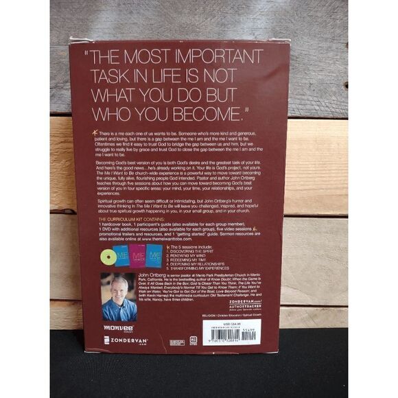 The Me I Want to Be 5 Week Bible Study Kit by John Ortberg ISBN # 9780310320814 - Picture 3 of 3